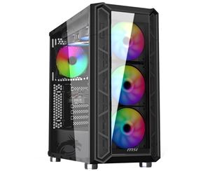 微星PAG PYLON 100R 黑鏡電競(jìng)版電腦機(jī)箱游戲水冷ATX大板機(jī)箱