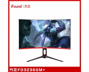 方正FD3236GM+ 31.5英寸144Hz電競2K升降旋轉(zhuǎn)曲面液晶顯示器