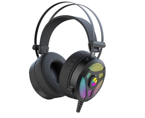 西部獵人G300M 專業(yè)電競耳機(jī) 黑色+RGB+7.1版 單U版彩光