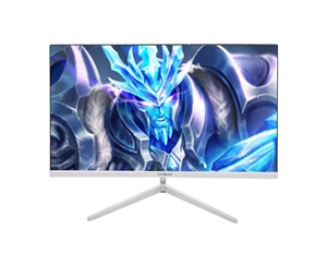 酷樂 COOLLE G240 24寸直面無邊框白色液晶顯示器/三角型底座 HDMI+VGA